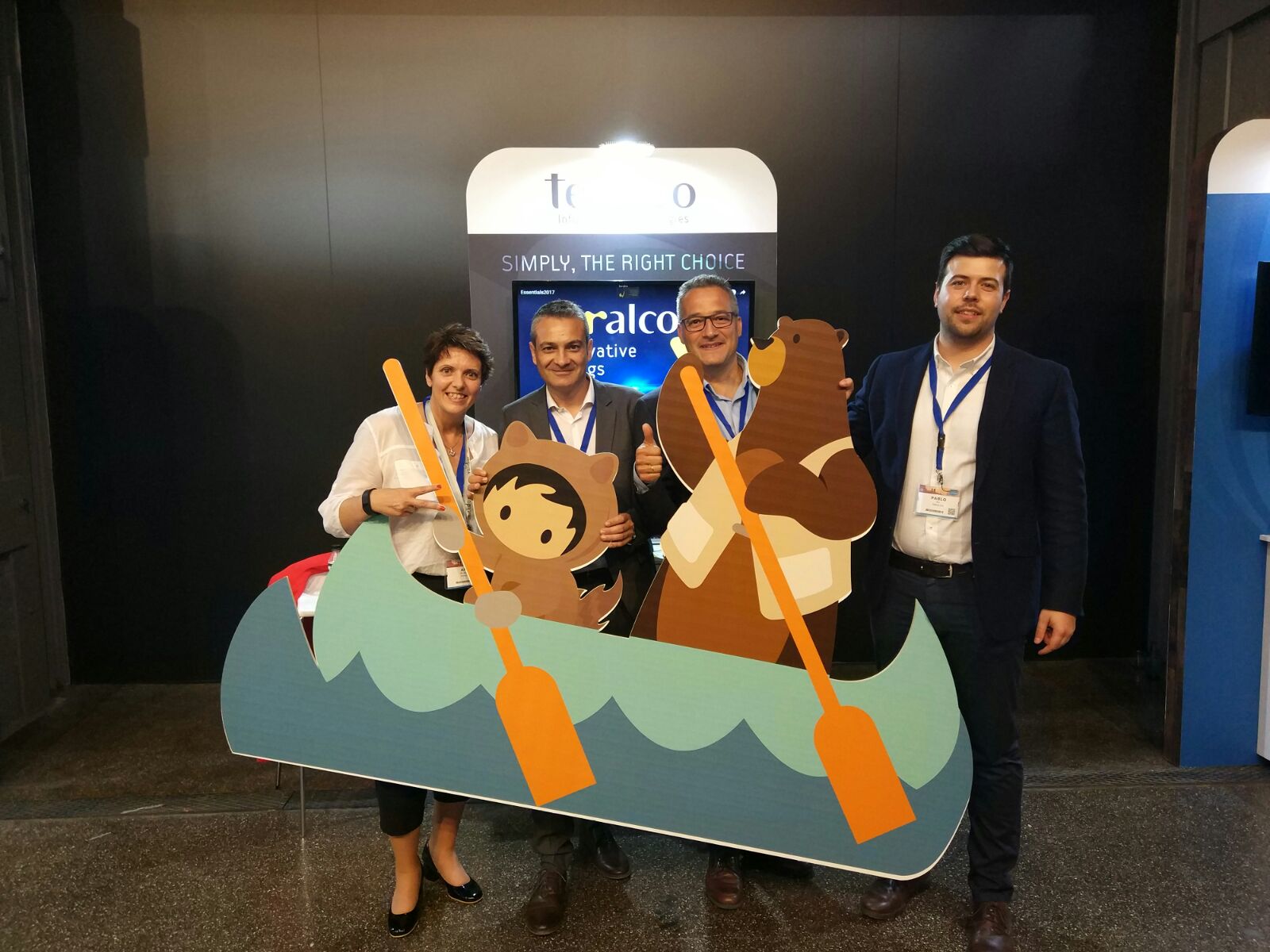 El equipo de Teralco en Salesforce Essentials Madrid 2017